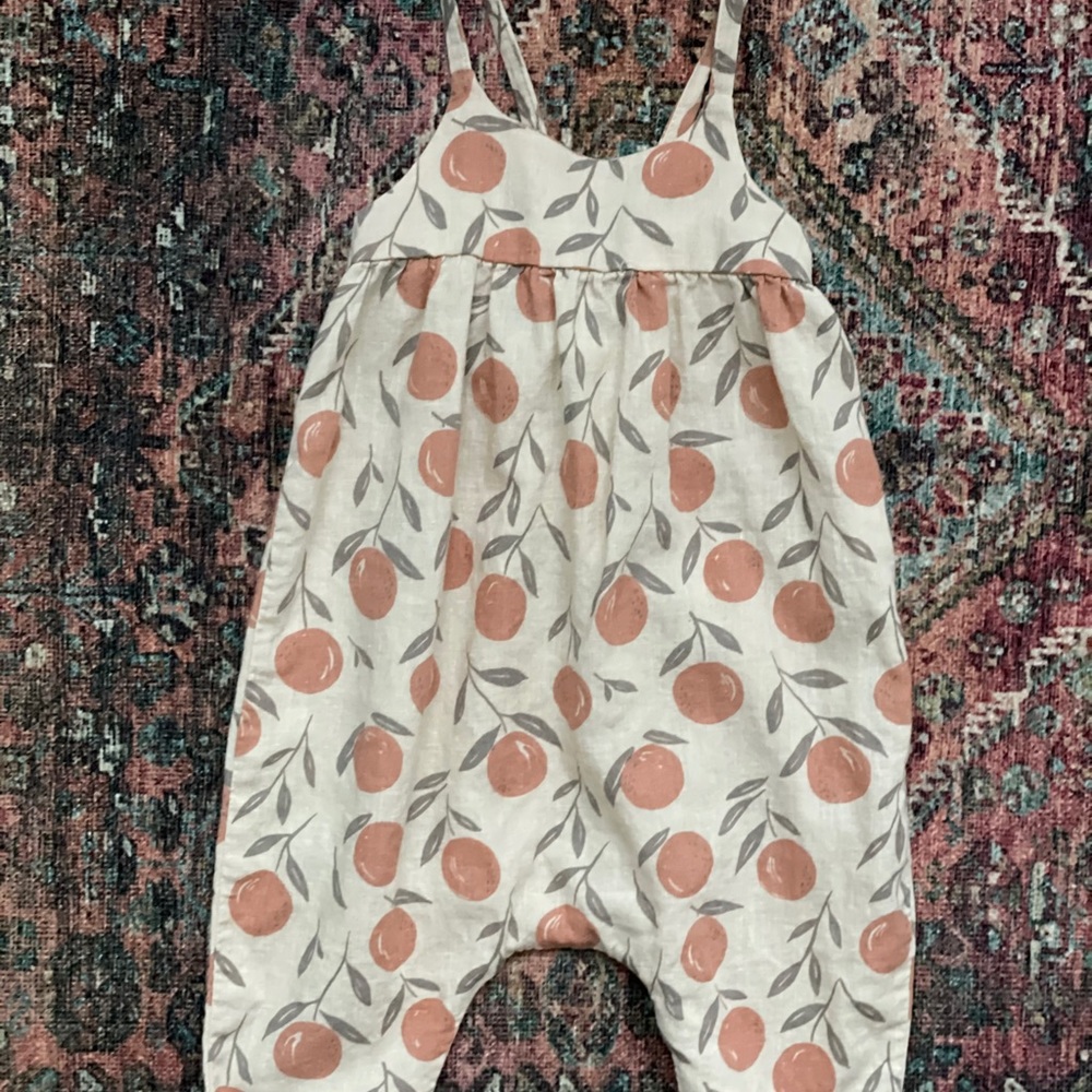 NWOT Rylee + Cru Gigi peaches jumpsuit